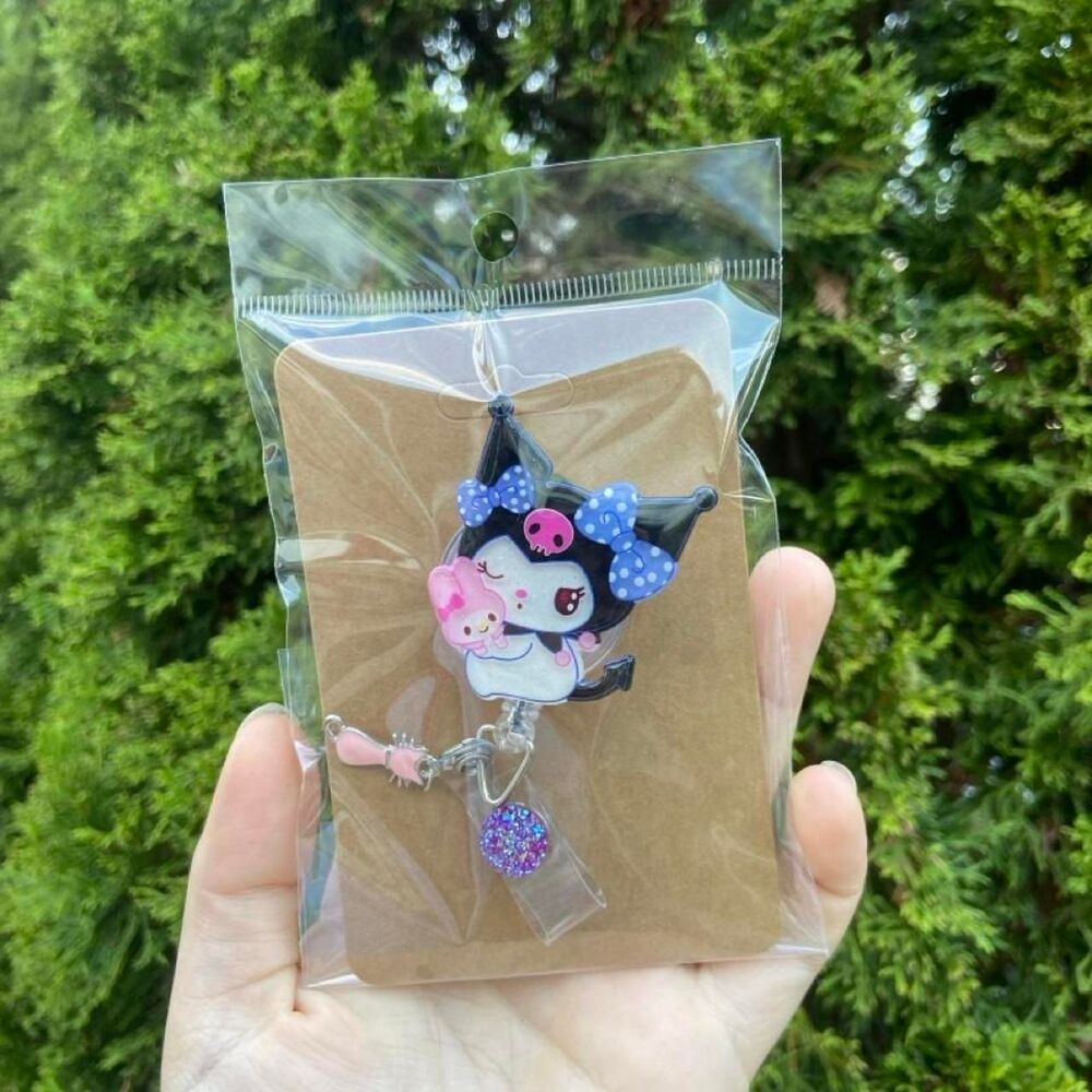 Sanrio Kuromi/My Melody Badge Reel